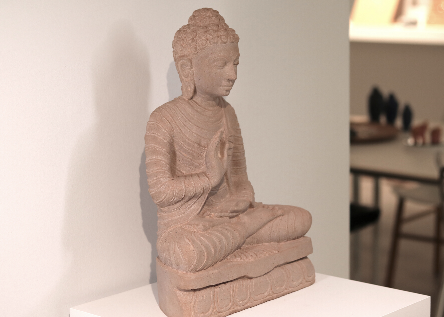 Sitting Buddha - Sandstone (Medium, 45cm)
