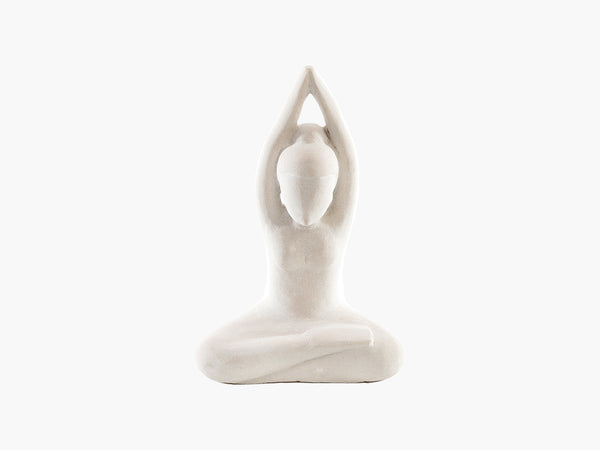 Sukhasana  Namaste - Sandstone (Medium, 40cm)